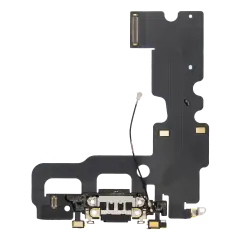 Charging Port Flex Cable (Premium) (Jet / Matte Black)