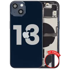 Back Housing W/ Small Parts (US Version) (Used OEM Pull: Grade A) (Midnight)