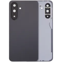 Back Cover Glass With Camera Lens (A366 / 2025) (No Logo) (Aftermarket Plus) (Black)