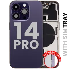 Back Housing W/ Small Parts (EU / Global Version) (Used OEM Pull: Grade B) (Deep Purple)