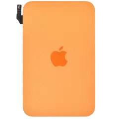 Back Glass w/ MagSafe Magnet & NFC (Used OEM Pull: Grade A) (Cosmic Orange)